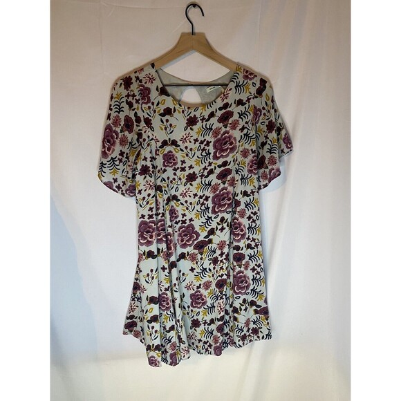 Urban Outfitters Kimchi Blue Floral Open Back Dress Size M - Picture 1 of 3